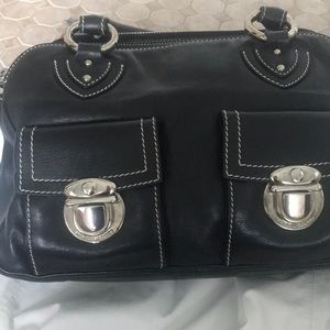 Mark Jacobs black leather purse.